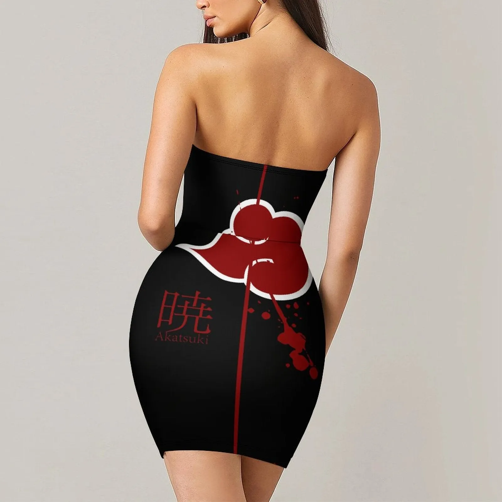 2022 Women Japanese Anime Akatsuki Sasuke Wedding Dress Akatsuki Japan Comics Manga Dress Top Quality  Woman&#39;s Gown