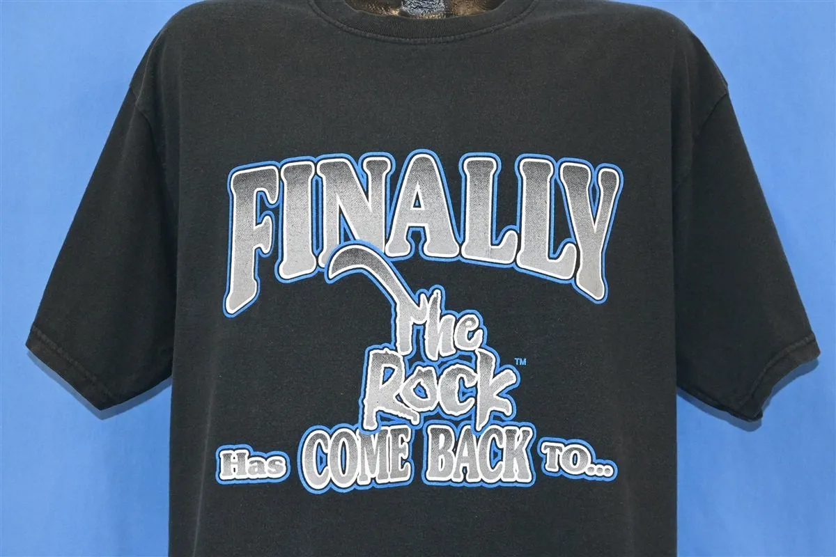 90s The Rock Come Back to Indianapolis WWF t-shirt Extra Large