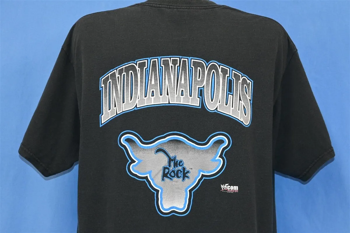 90s The Rock Come Back to Indianapolis WWF t-shirt Extra Large