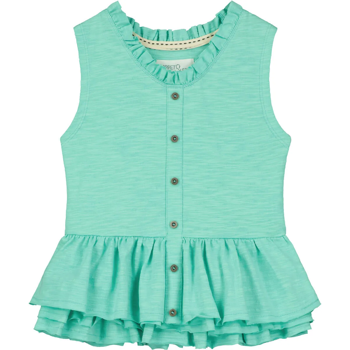Aqua Peplum Top..