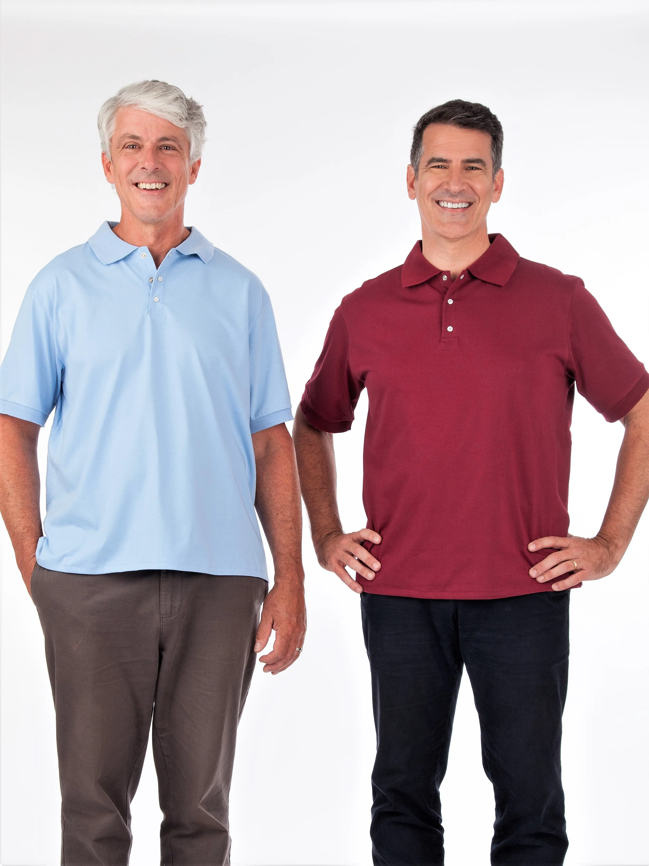 Back Snap Polo- Short Sleeve