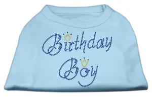 Birthday Boy Rhinestone Shirts Baby Blue XL (16)