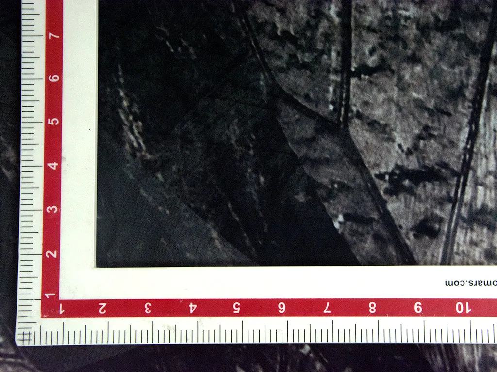 Black Digital Printed Crepe Fabric