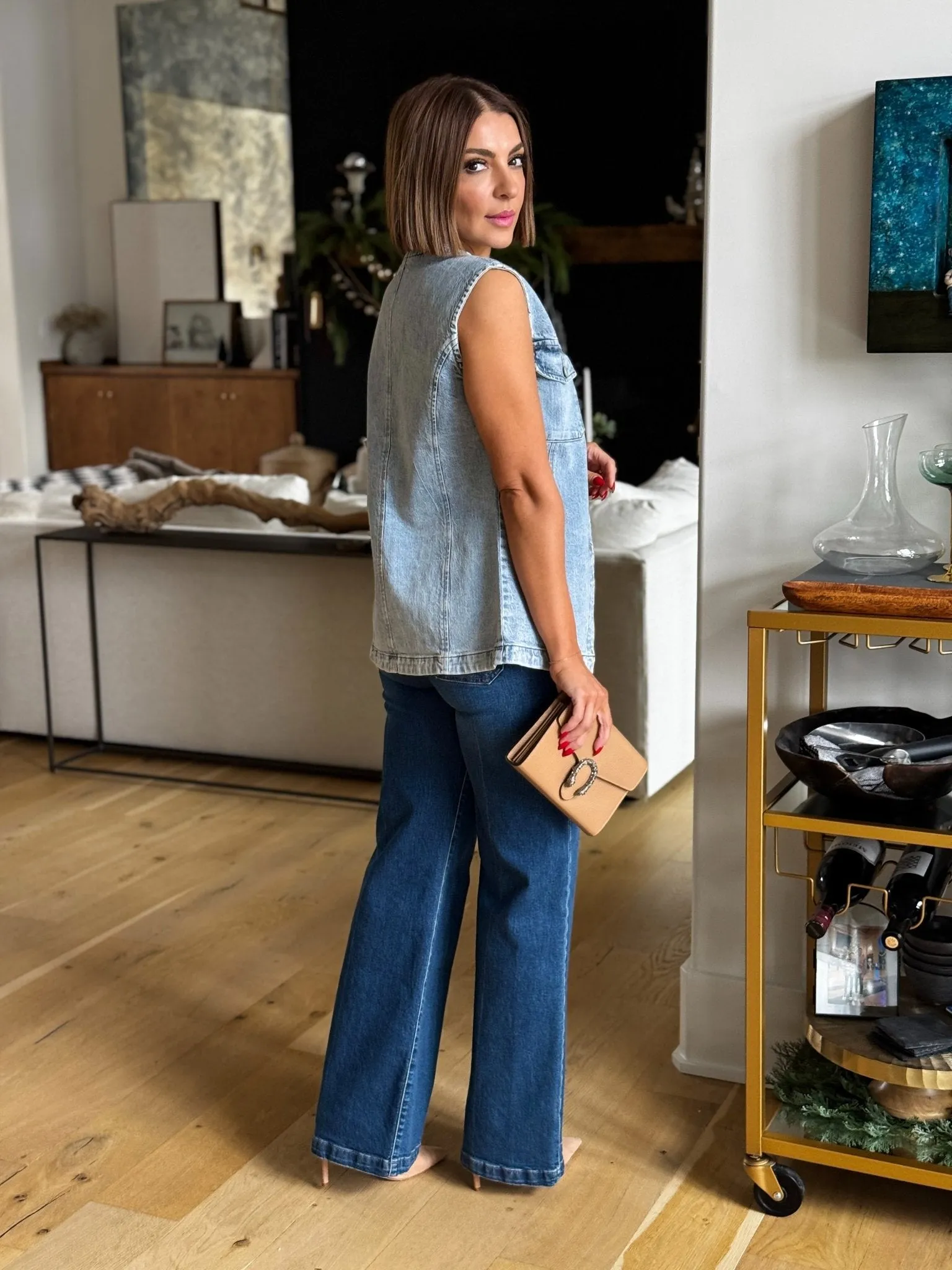 Callie Denim Vest by Habitual