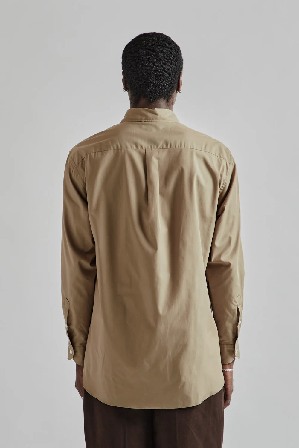 Chambray Classic Shirt - Olive Beige
