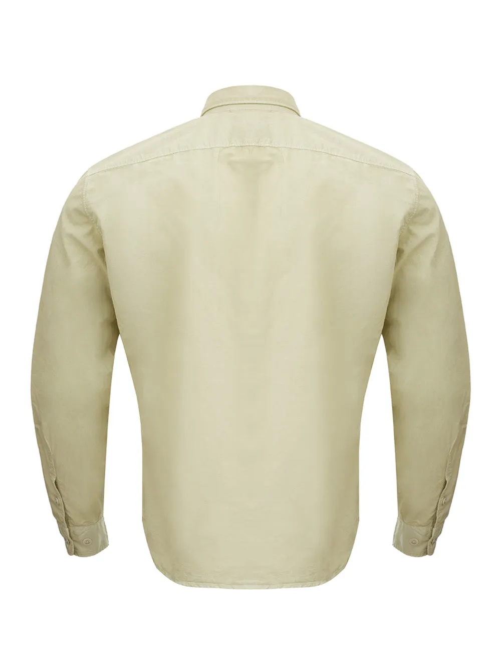 C.P. Company Elegant Green Cotton Shirt with Velcro Pockets