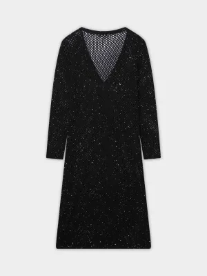 Crochet Duster-Black