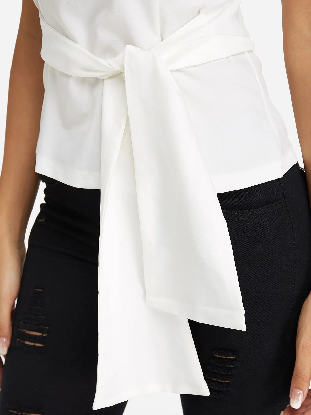 Custom Fashion Backless Zip Back Self Tie Tube Top