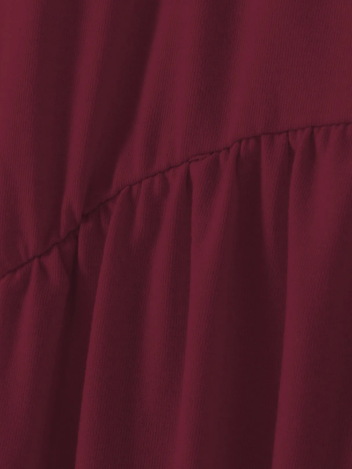 Custom Plain Cut Out Pleated Long Sleeve Top