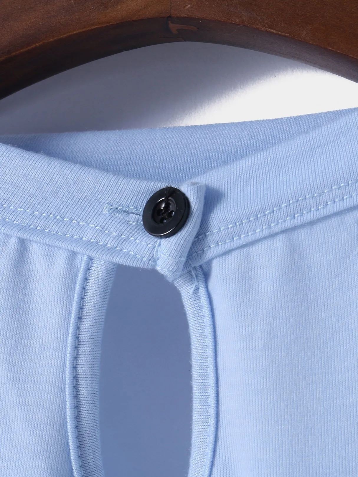 Custom Plain Cut Out Pleated Long Sleeve Top