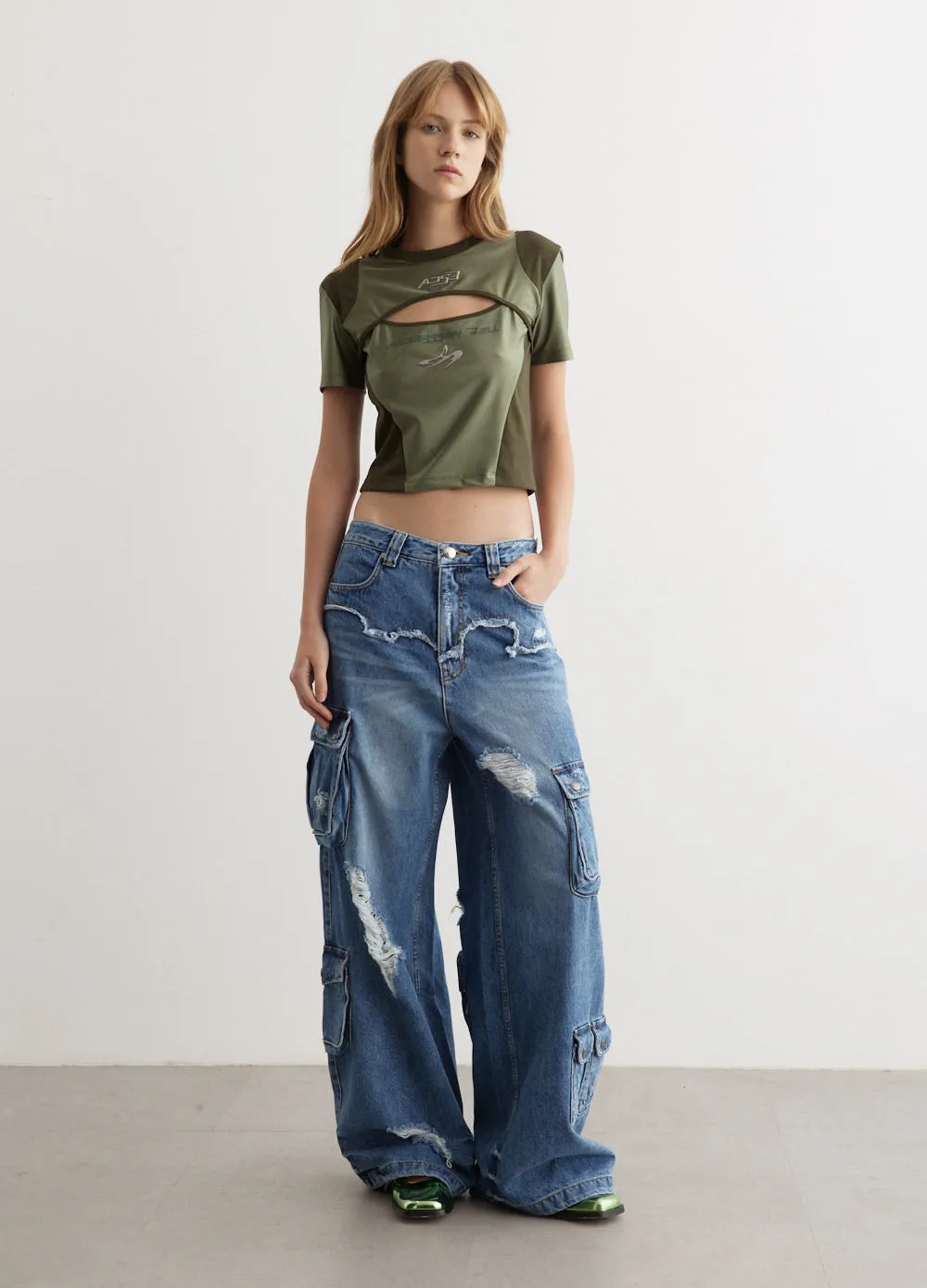 Cut-Out Racing T-Shirt
