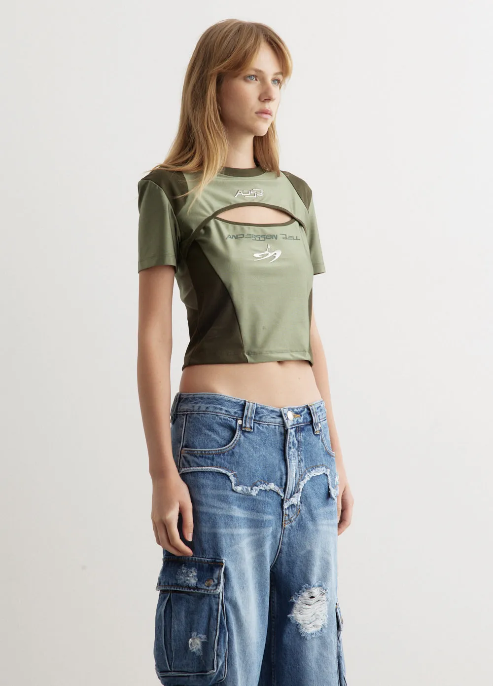 Cut-Out Racing T-Shirt