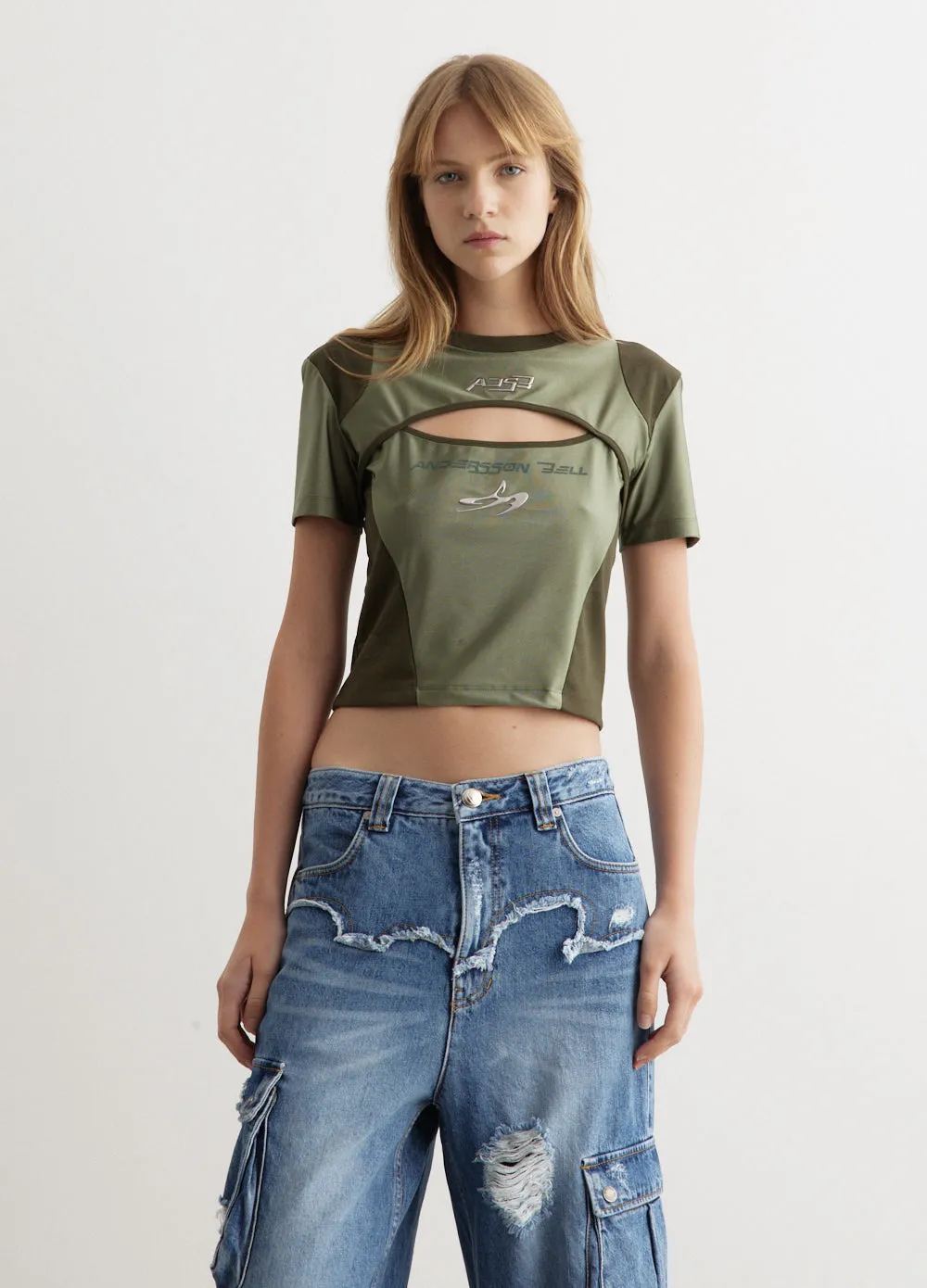 Cut-Out Racing T-Shirt