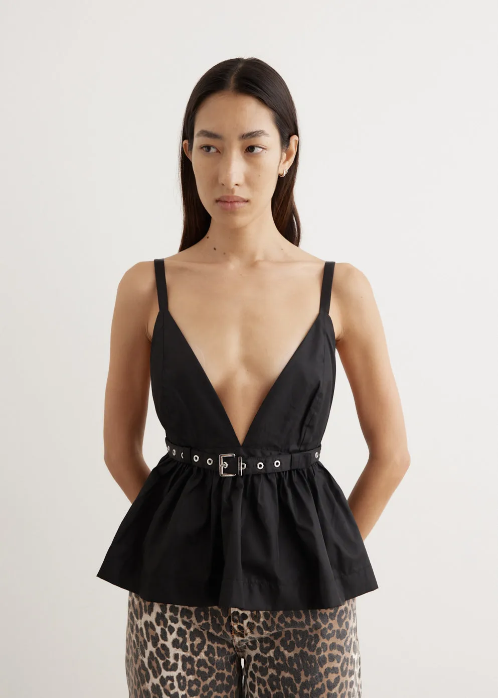 Duchesse Nylon Strap Top