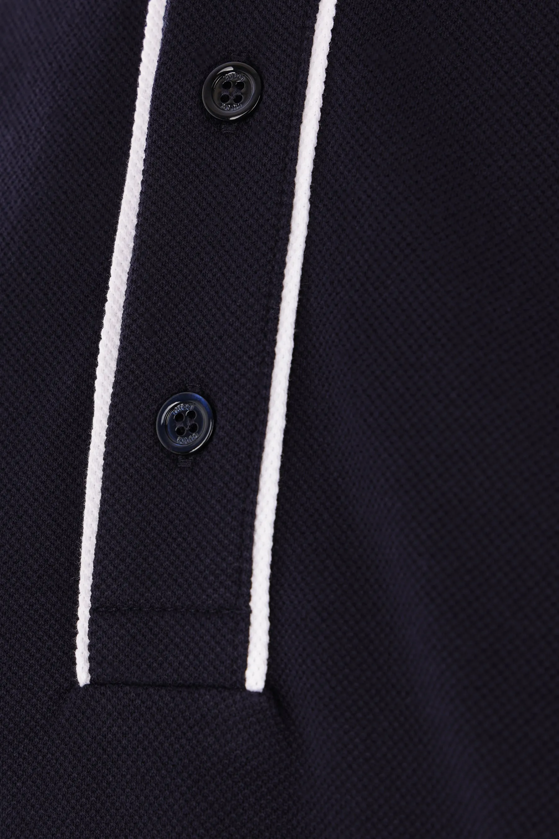Embroidered Stretch Piquet Polo Shirt