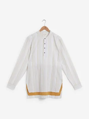 ETA Off White Striped Resort Fit Shirt
