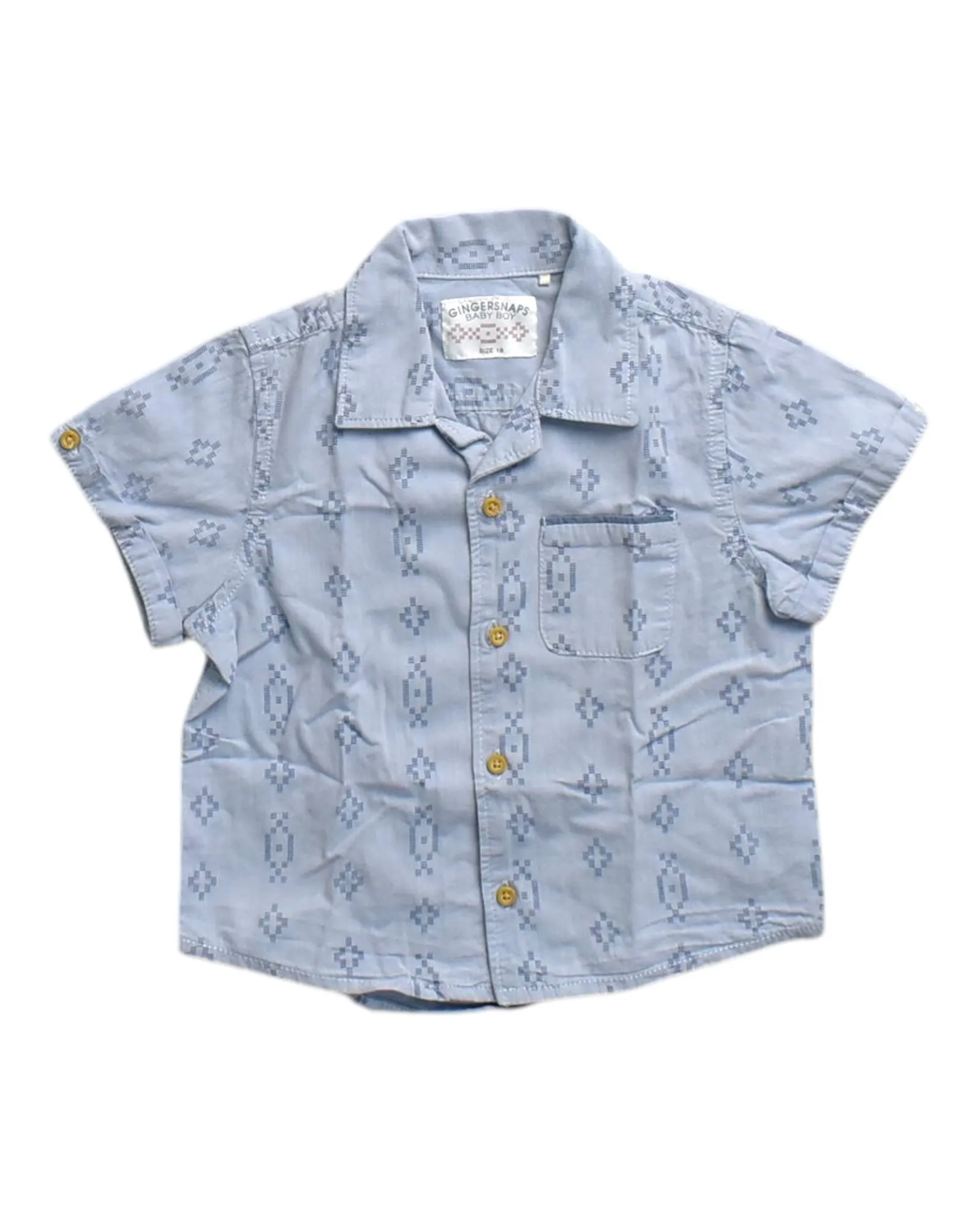 Gingersnaps Button Down Shirt 18M