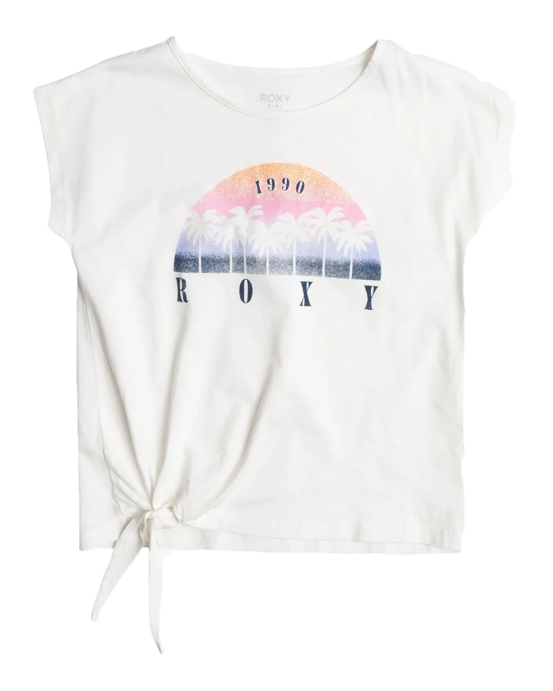 Girls Pura Playa T-Shirt in Snow White