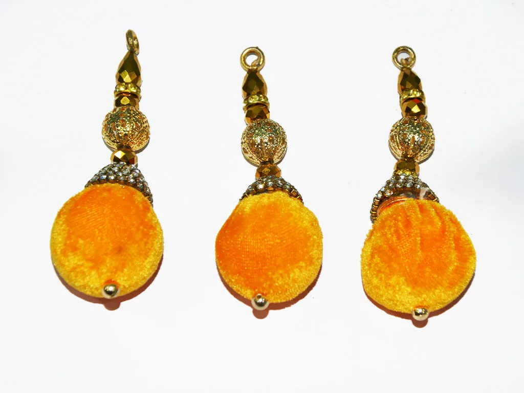 Golden & Yellow Beaded Latkans