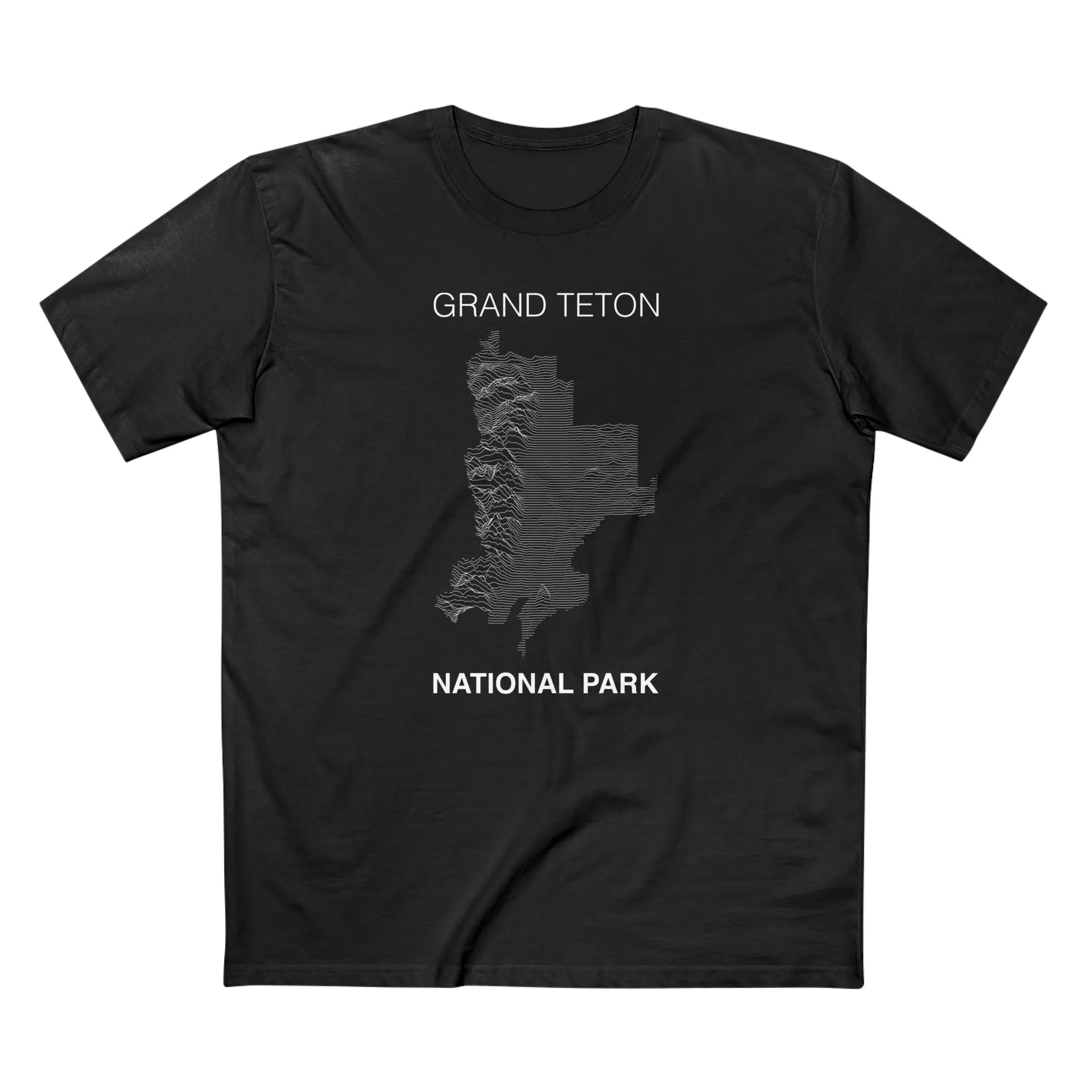 Grand Teton National Park T-Shirt Lines