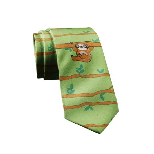 Hanging Sloth Neck Tie Tie
