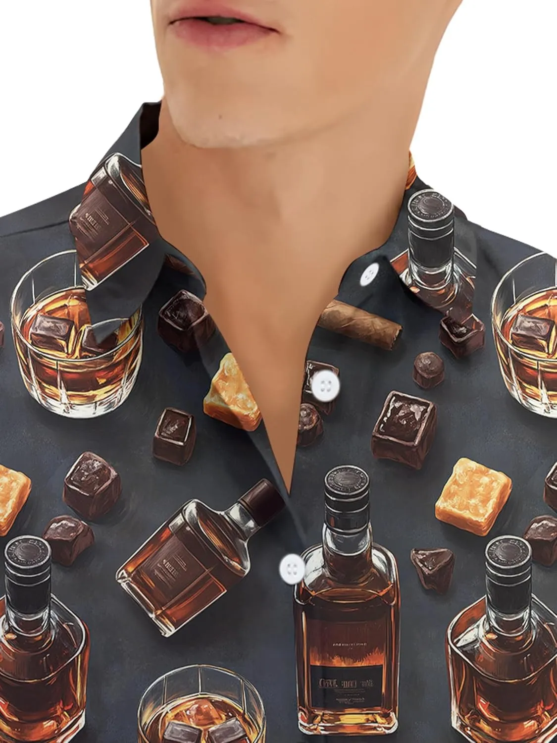 Hawaiian Shirt for Men Summer Funny Short Sleeve Aloha Button Down Shirts