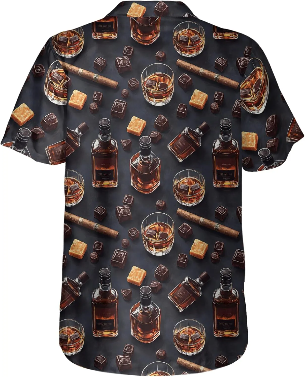 Hawaiian Shirt for Men Summer Funny Short Sleeve Aloha Button Down Shirts