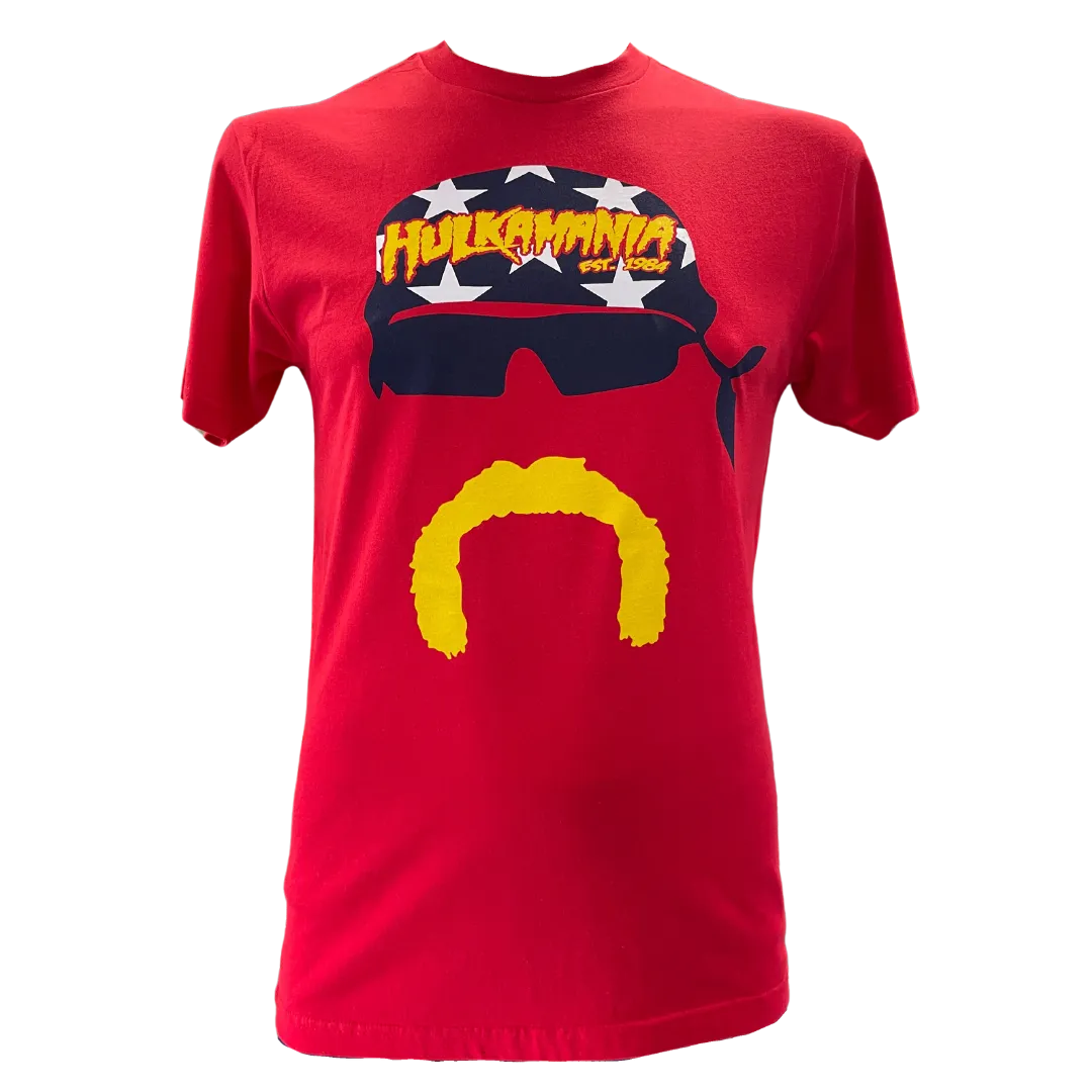 Hulkamania Face Silhouette Tee