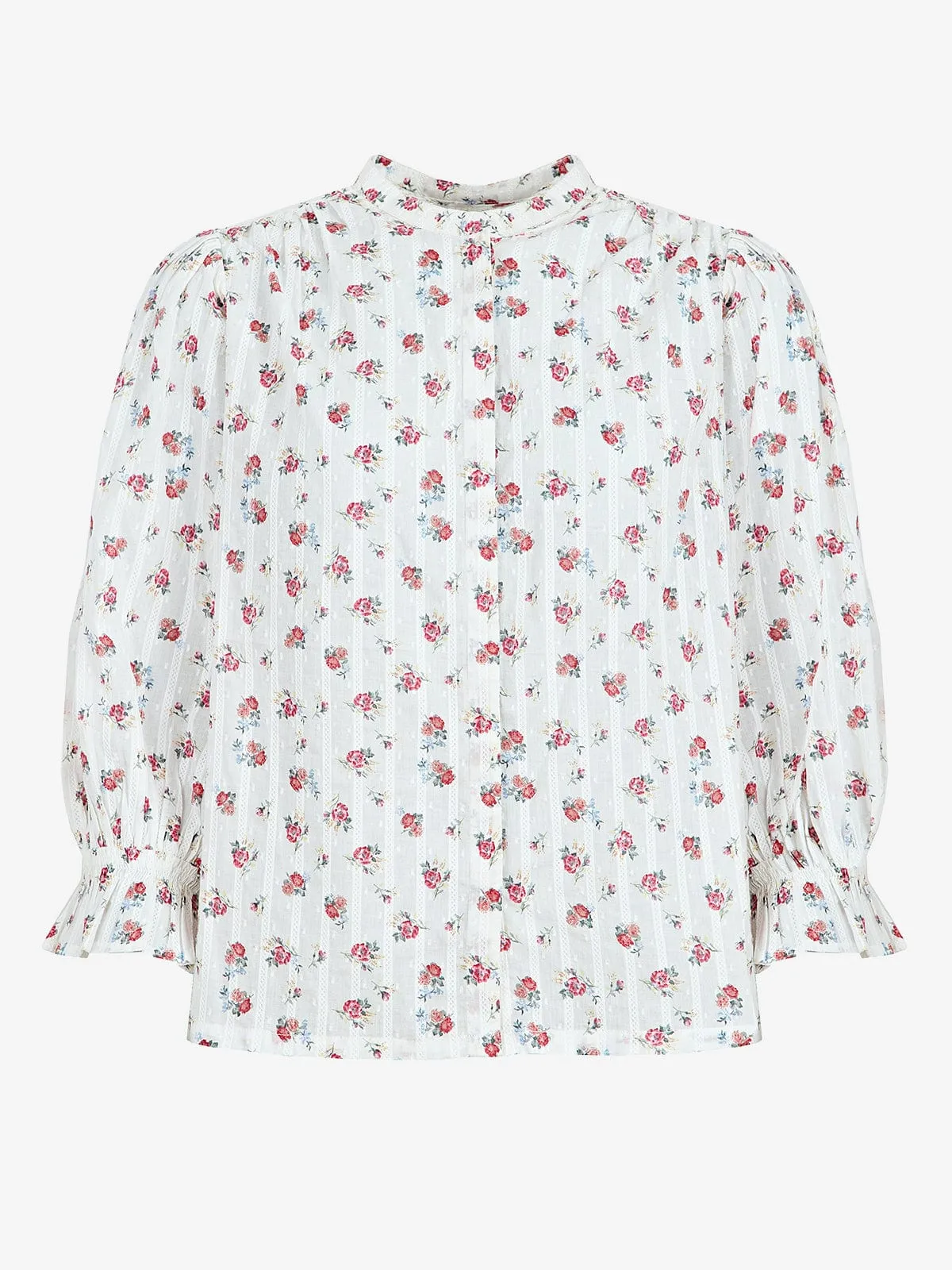 Jamie Blouse- Rose Ditsy