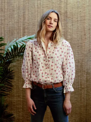 Jamie Blouse- Rose Ditsy