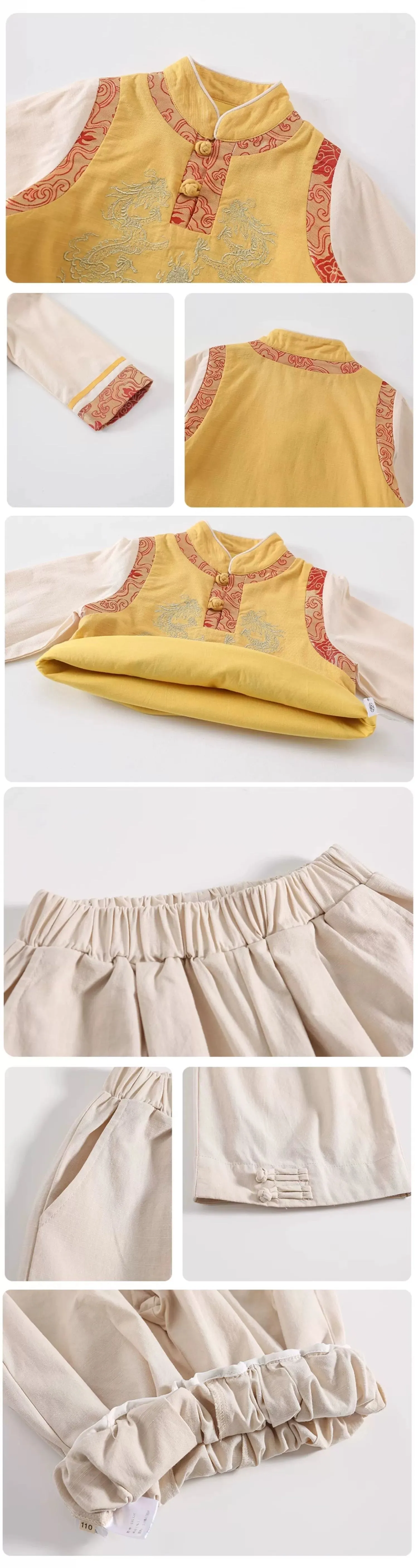 JXGX Fall/Spring Chinese New Year Boy Outfit---Longteng