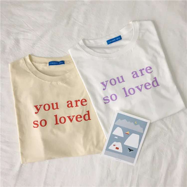 [Korean Style] Champ Letter Print Box Tee