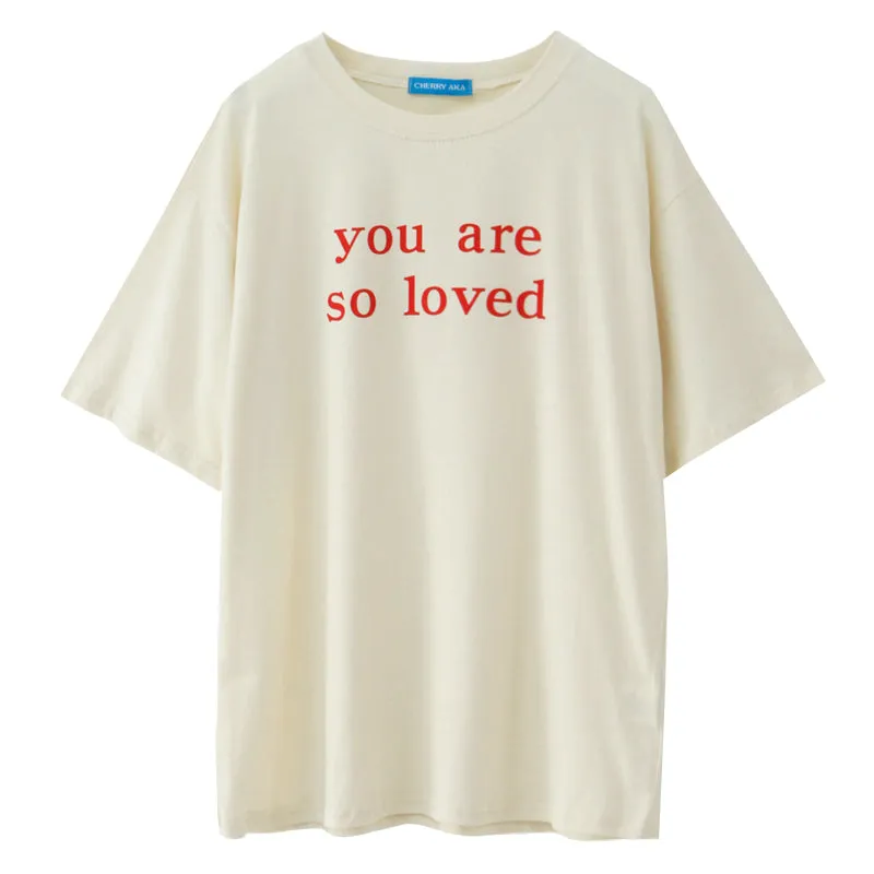 [Korean Style] Champ Letter Print Box Tee