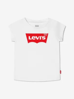 Levi's Wear Baby Girls Batwing A Line T-Shirt in White