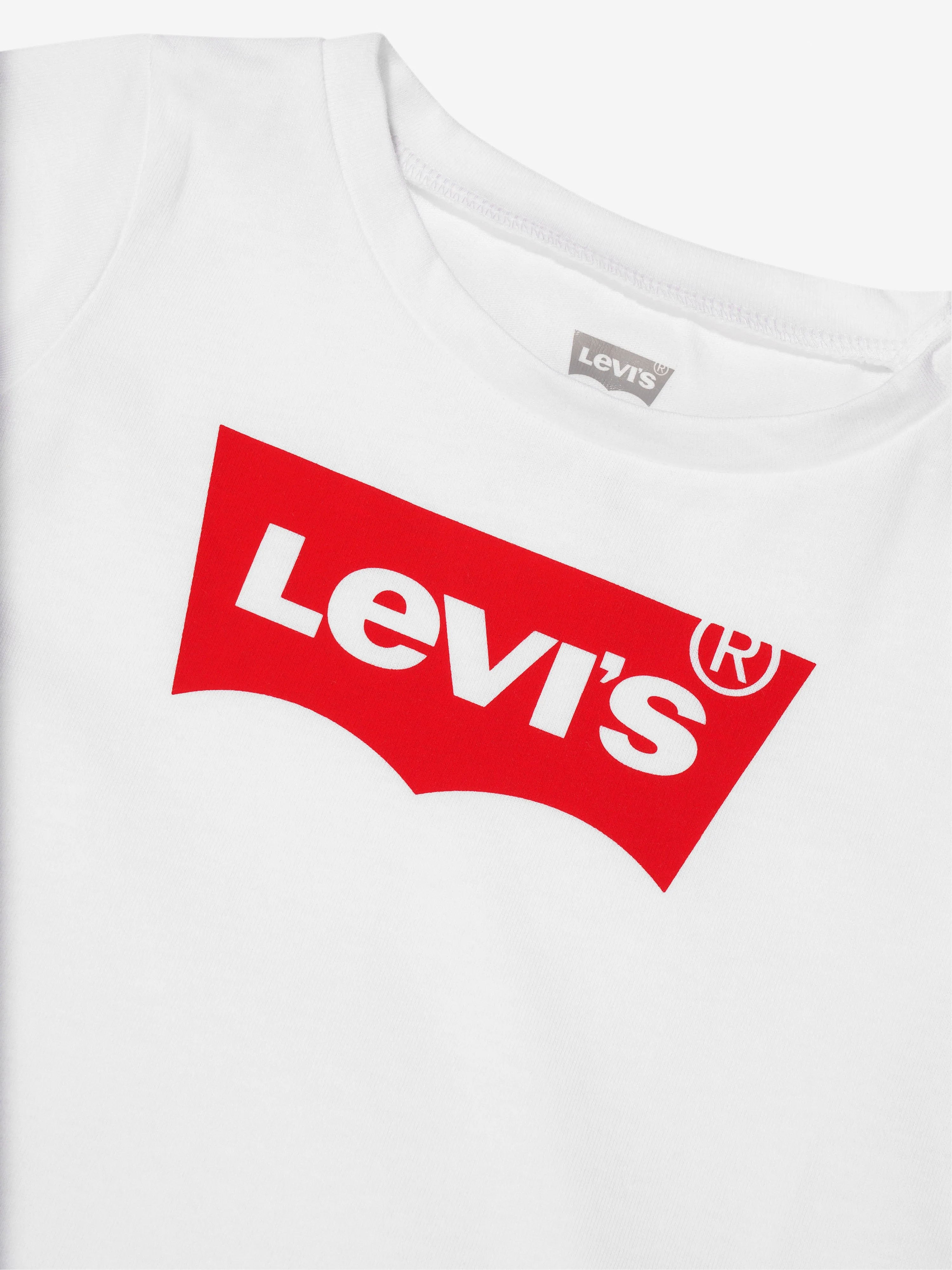 Levi's Wear Baby Girls Batwing A Line T-Shirt in White