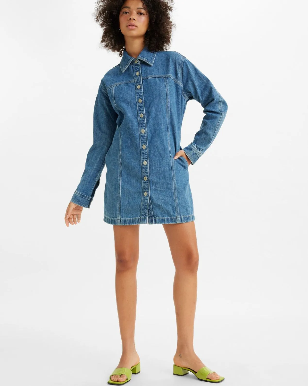 Levi's® Womens Shay Denim Dress - Old 517 Blue X