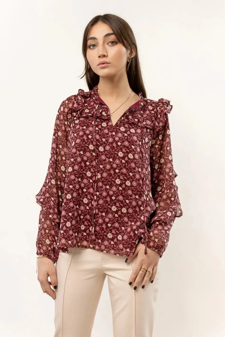 Lin Lin Floral Top - FINAL SALE