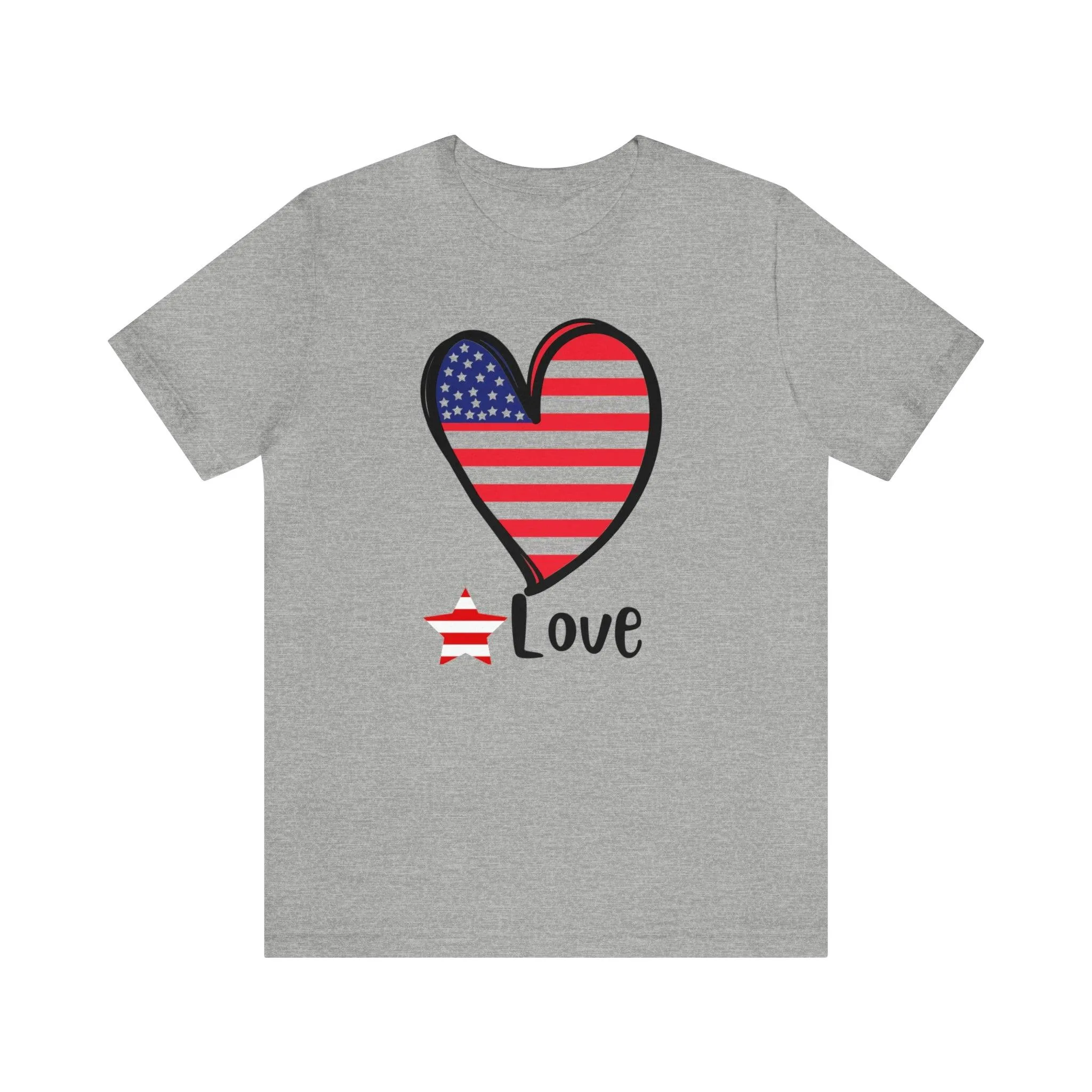 Memorial Day shirt, Love flag shirt, Independence Day, 4th of July shirt