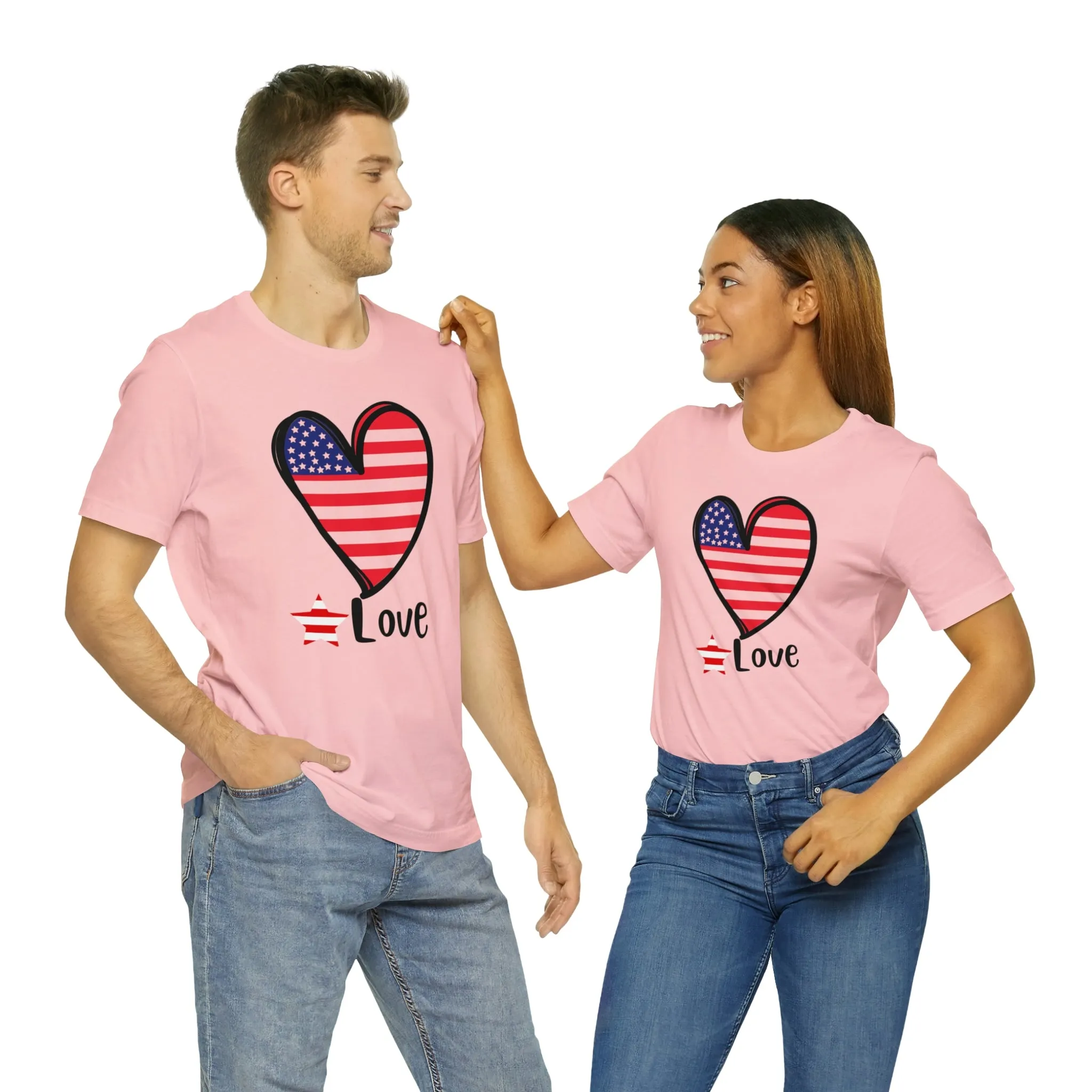 Memorial Day shirt, Love flag shirt, Independence Day, 4th of July shirt