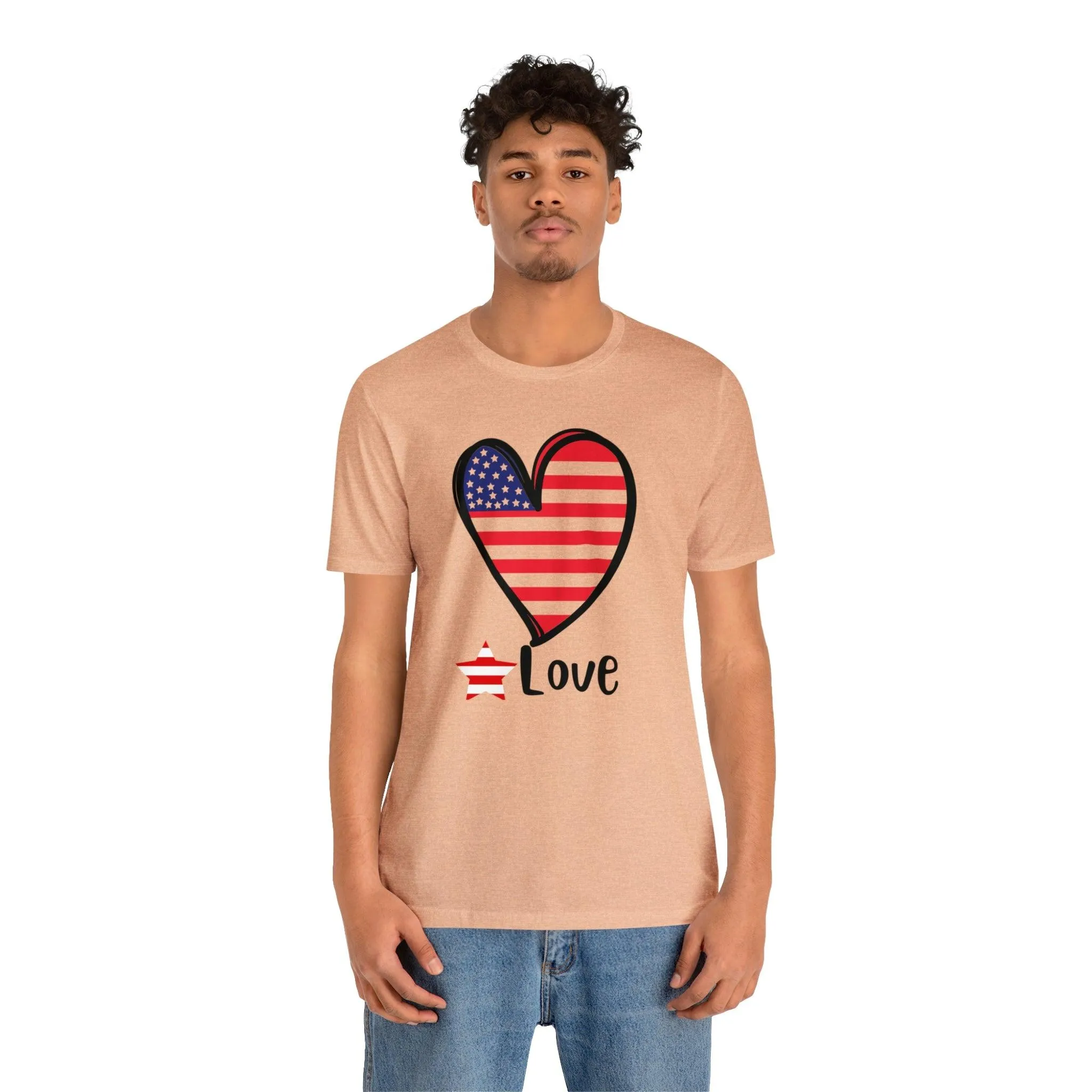 Memorial Day shirt, Love flag shirt, Independence Day, 4th of July shirt