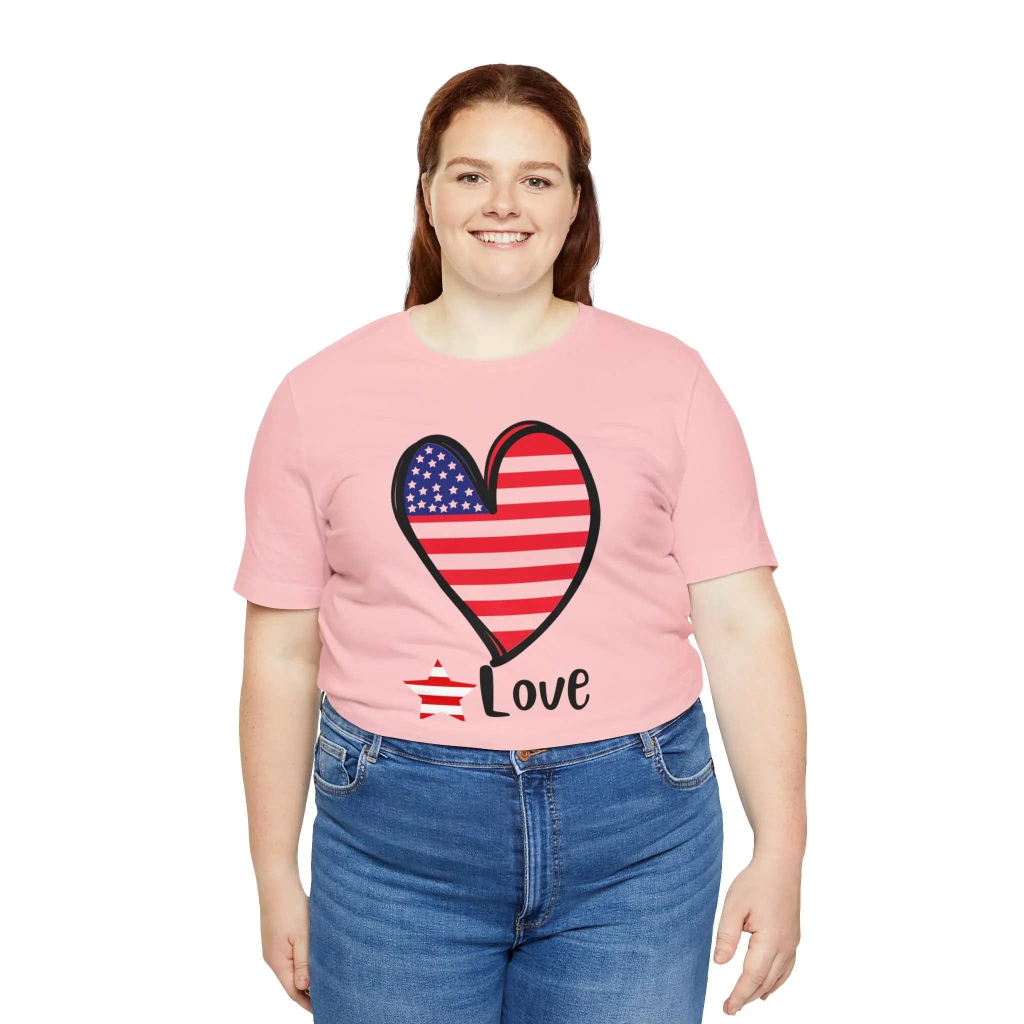 Memorial Day shirt, Love flag shirt, Independence Day, 4th of July shirt
