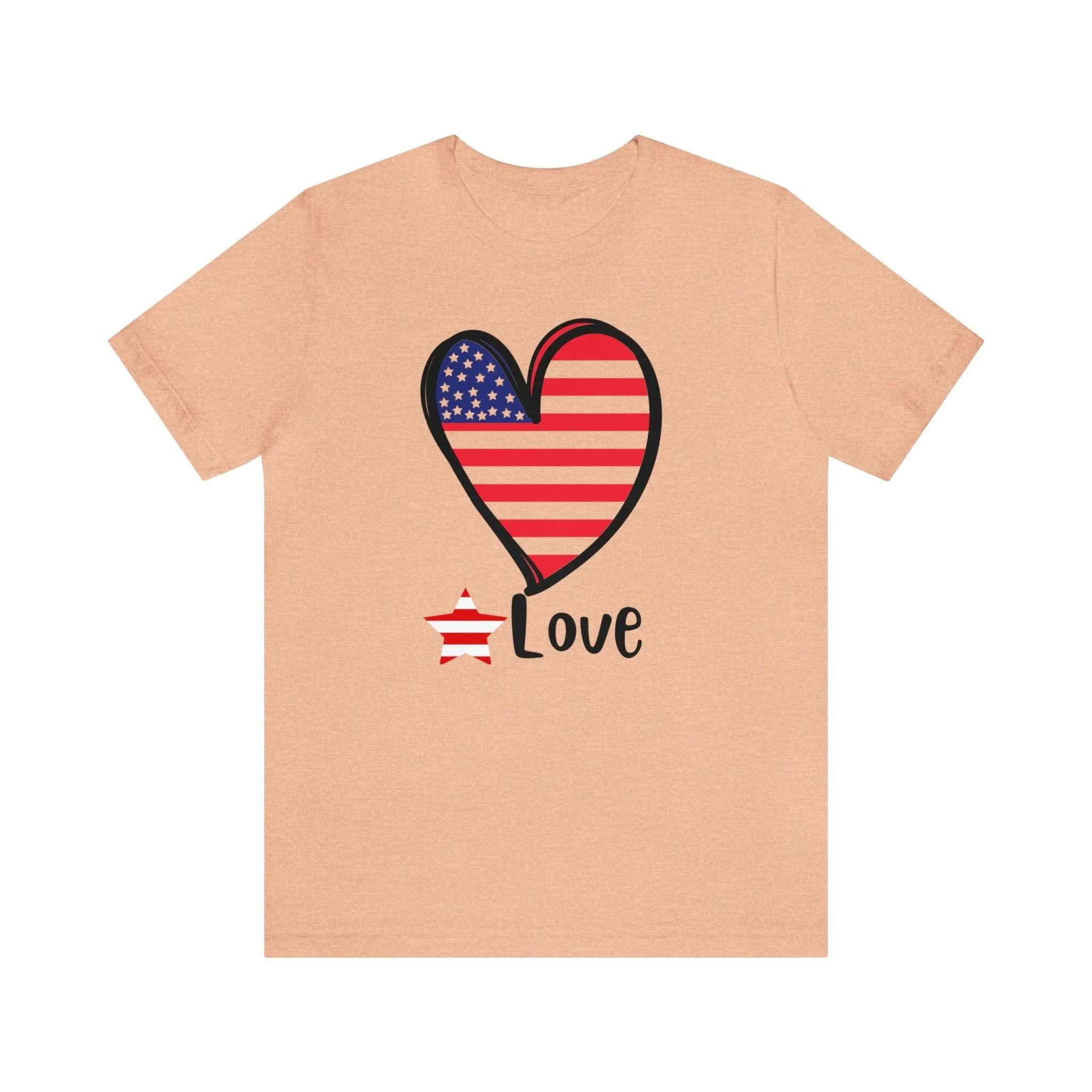 Memorial Day shirt, Love flag shirt, Independence Day, 4th of July shirt