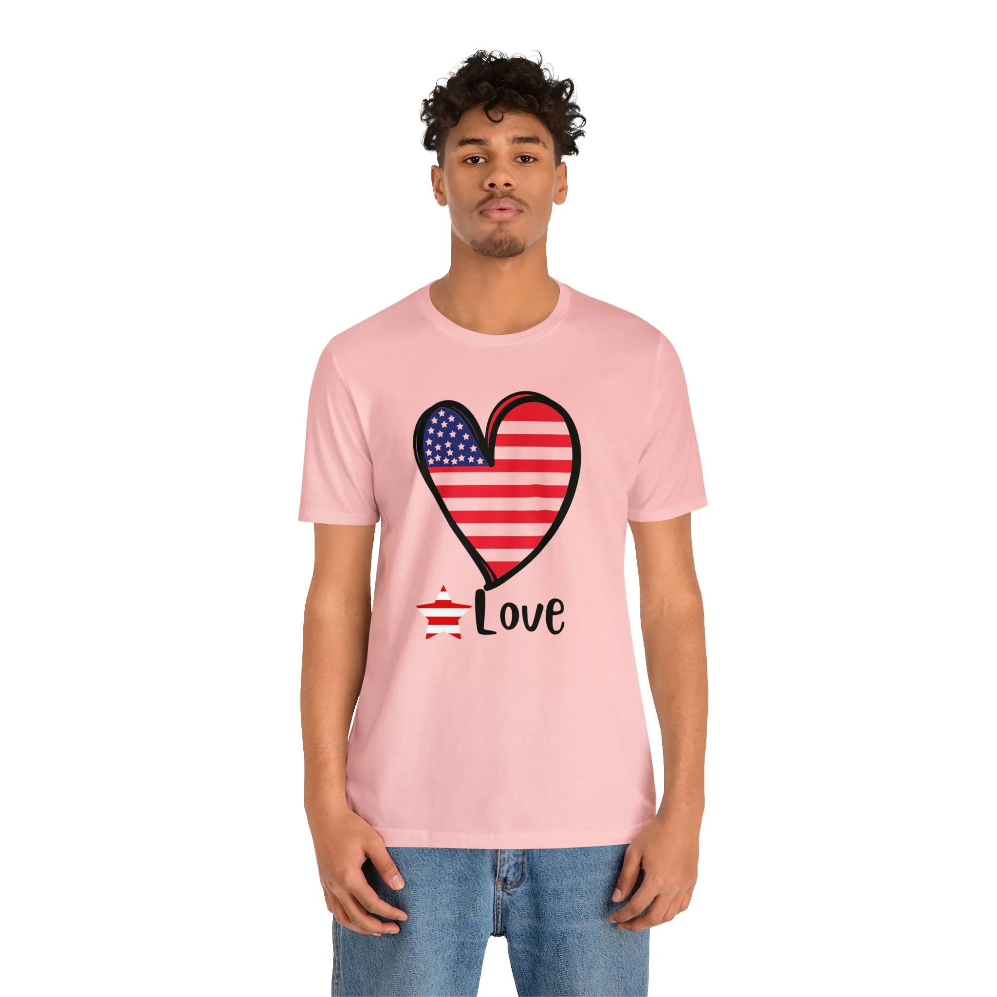 Memorial Day shirt, Love flag shirt, Independence Day, 4th of July shirt