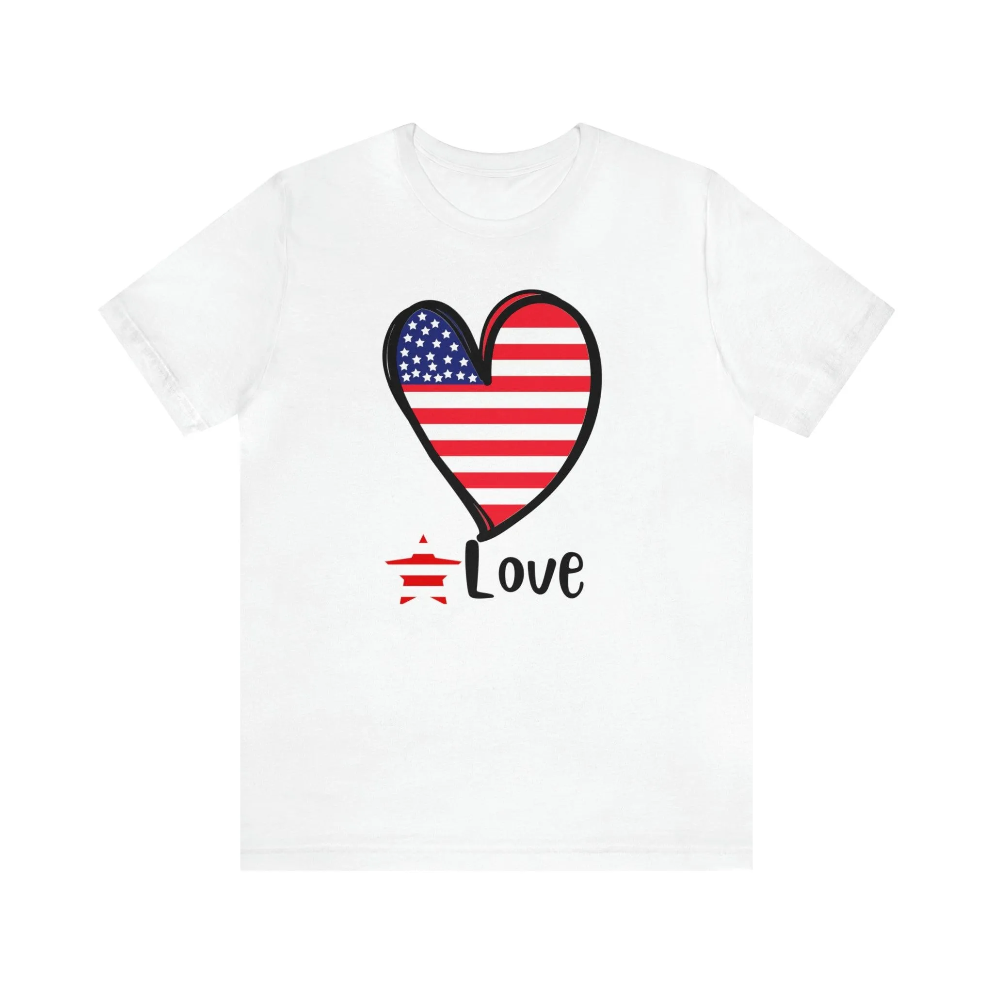 Memorial Day shirt, Love flag shirt, Independence Day, 4th of July shirt