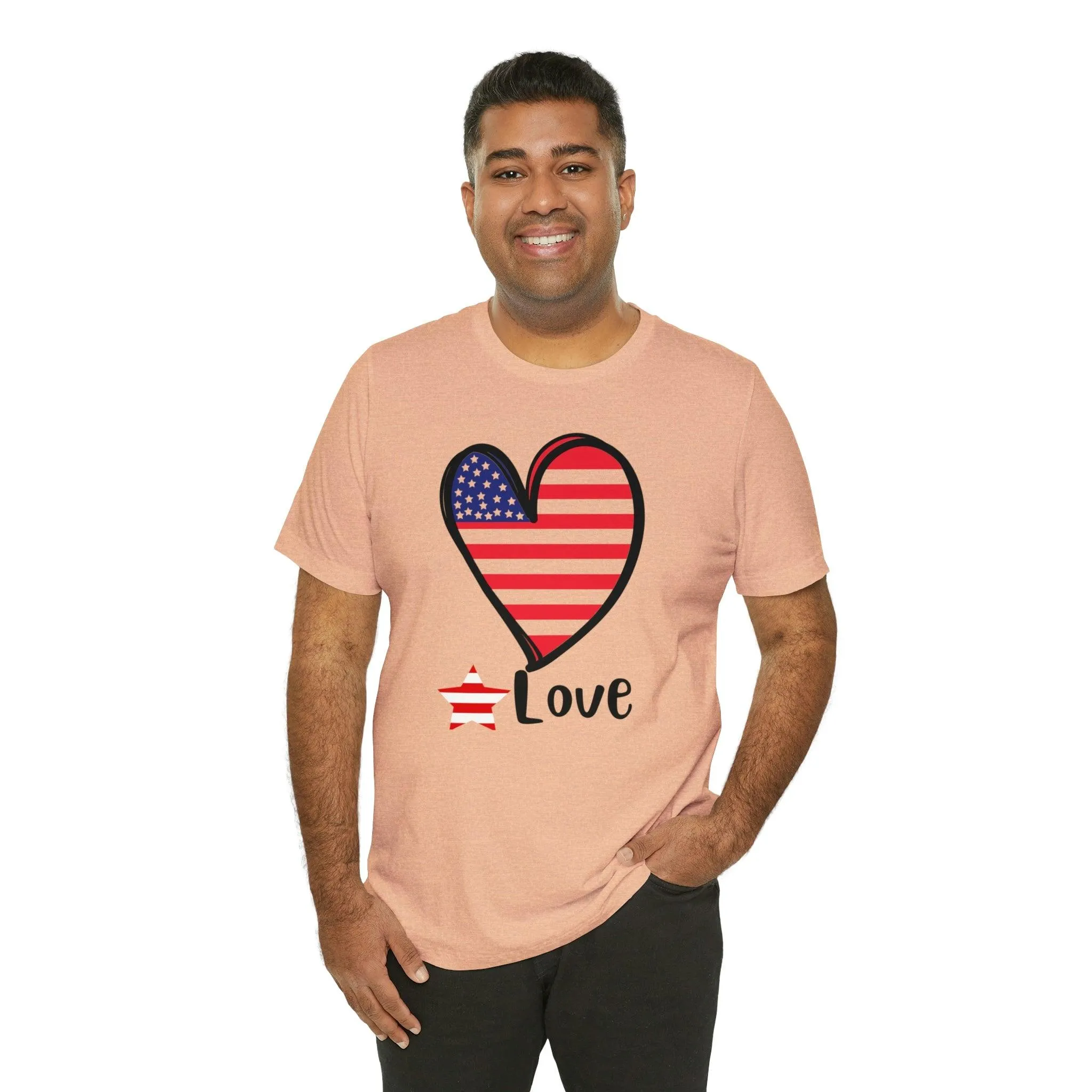 Memorial Day shirt, Love flag shirt, Independence Day, 4th of July shirt