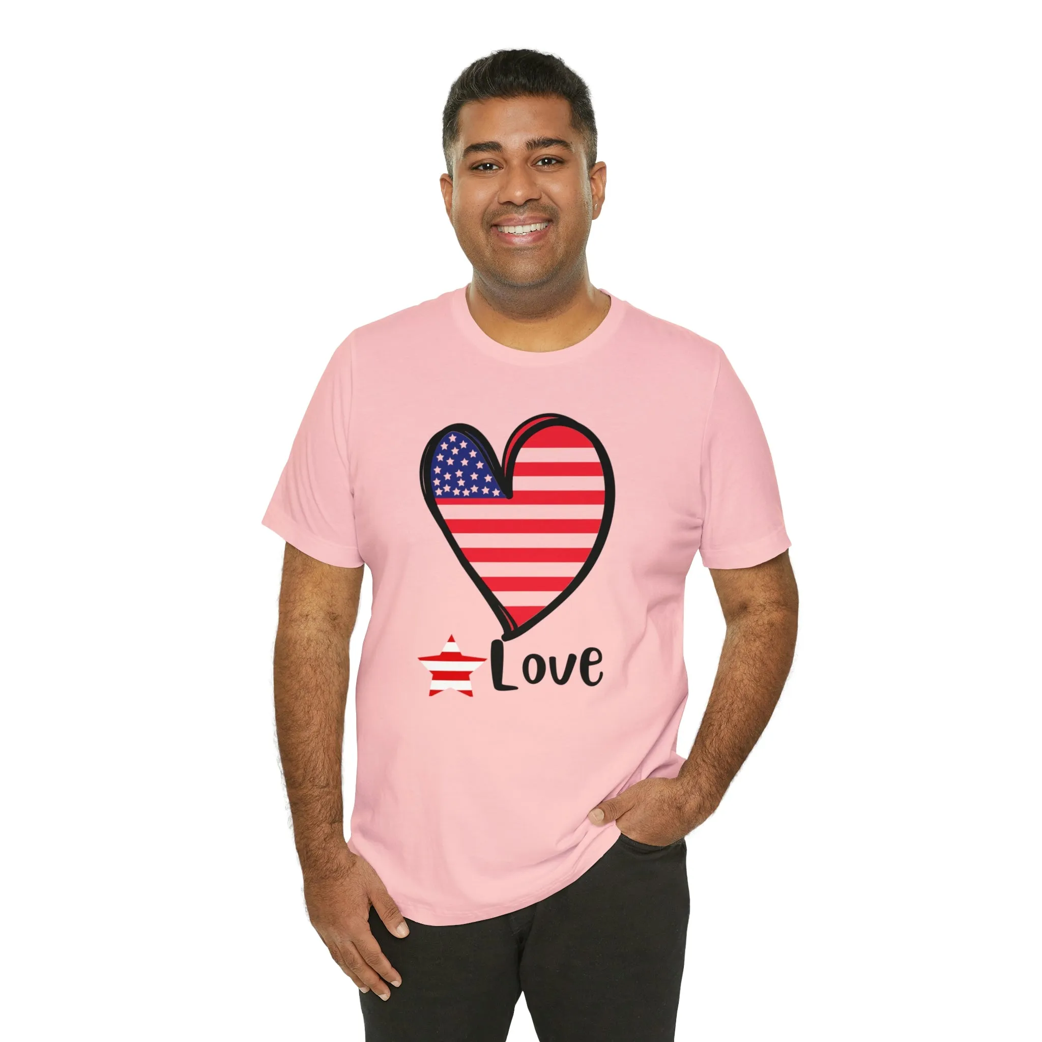 Memorial Day shirt, Love flag shirt, Independence Day, 4th of July shirt