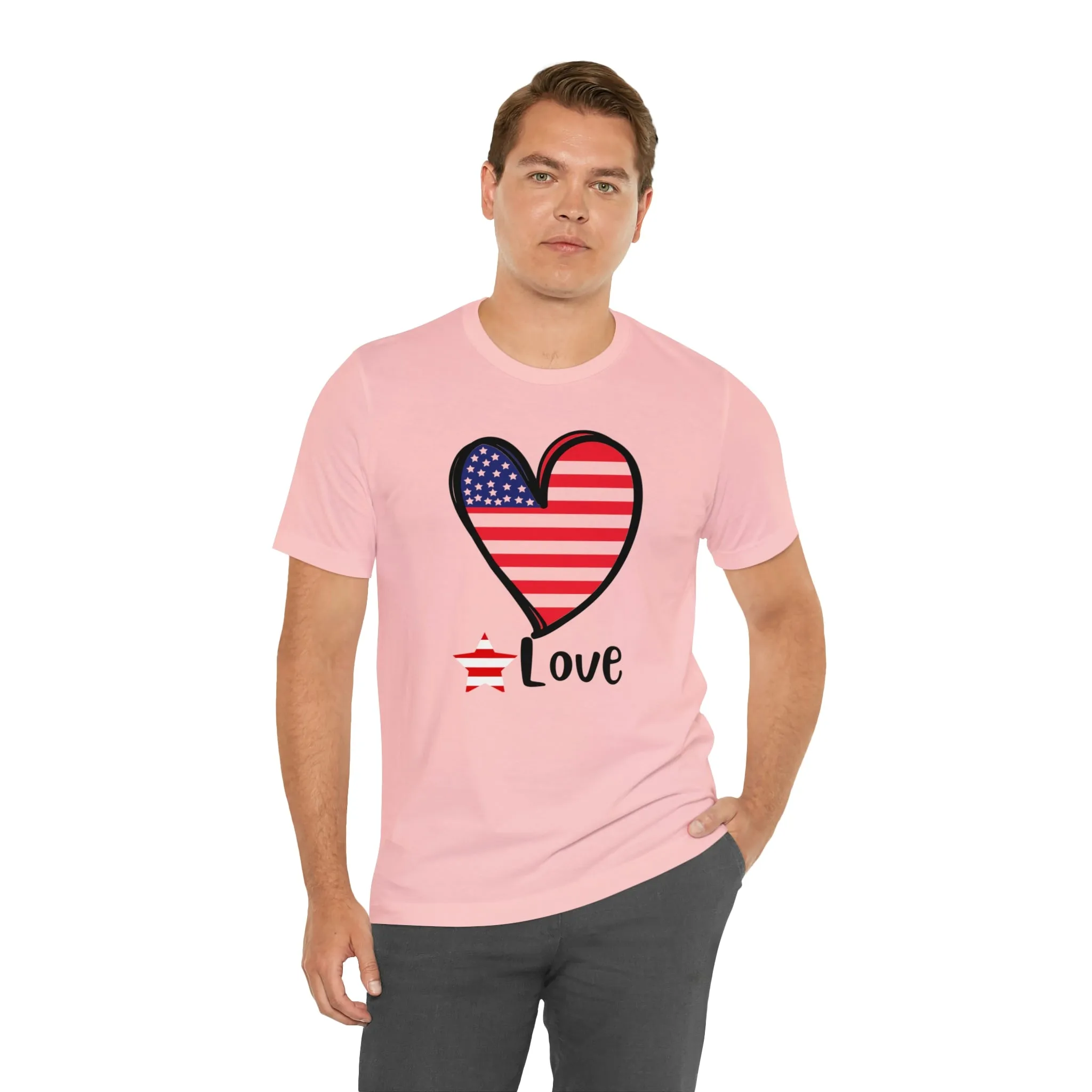 Memorial Day shirt, Love flag shirt, Independence Day, 4th of July shirt