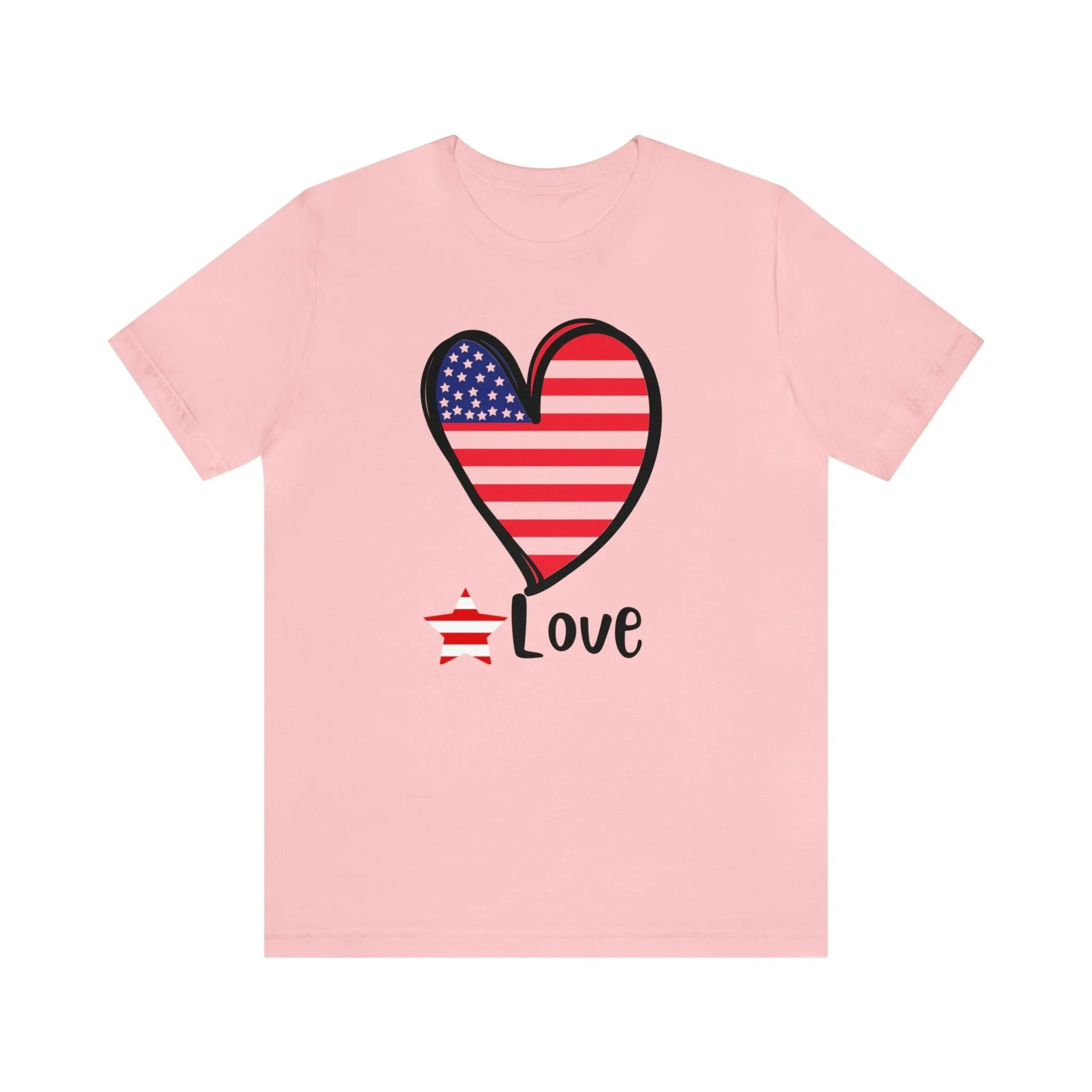 Memorial Day shirt, Love flag shirt, Independence Day, 4th of July shirt
