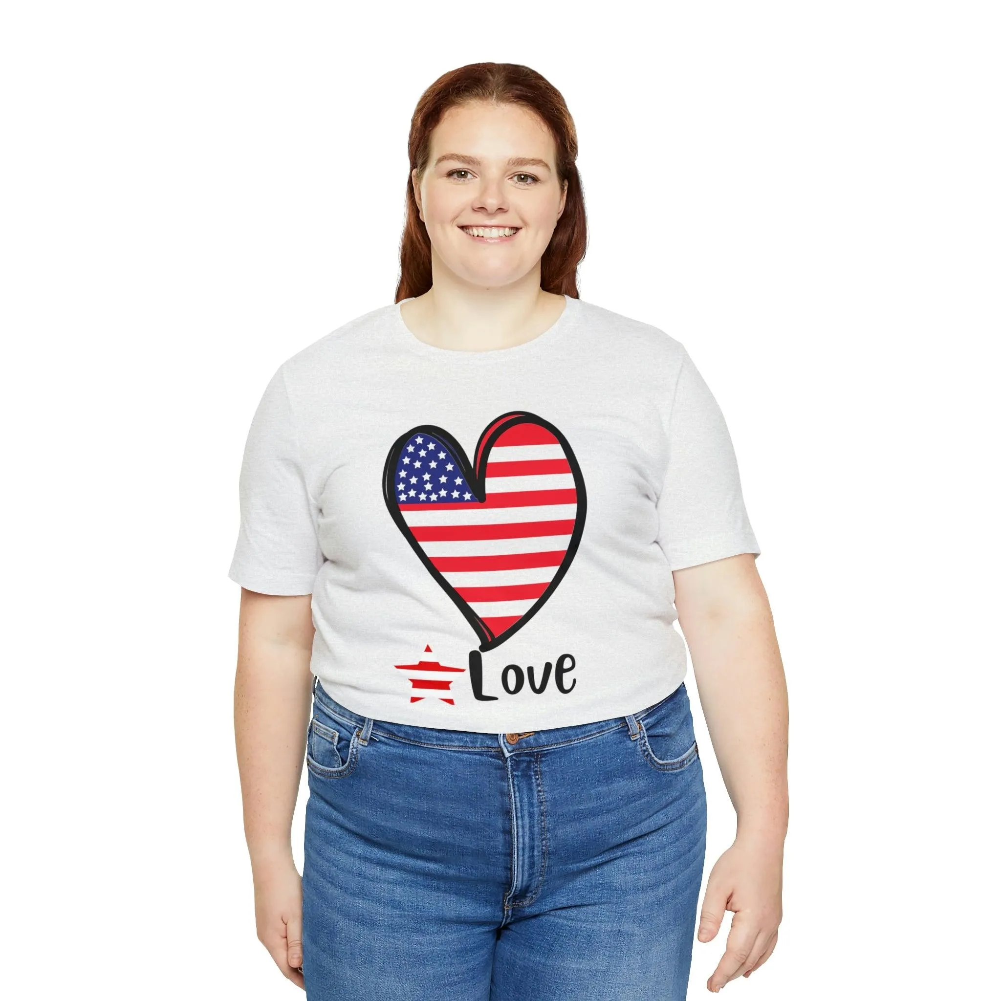Memorial Day shirt, Love flag shirt, Independence Day, 4th of July shirt