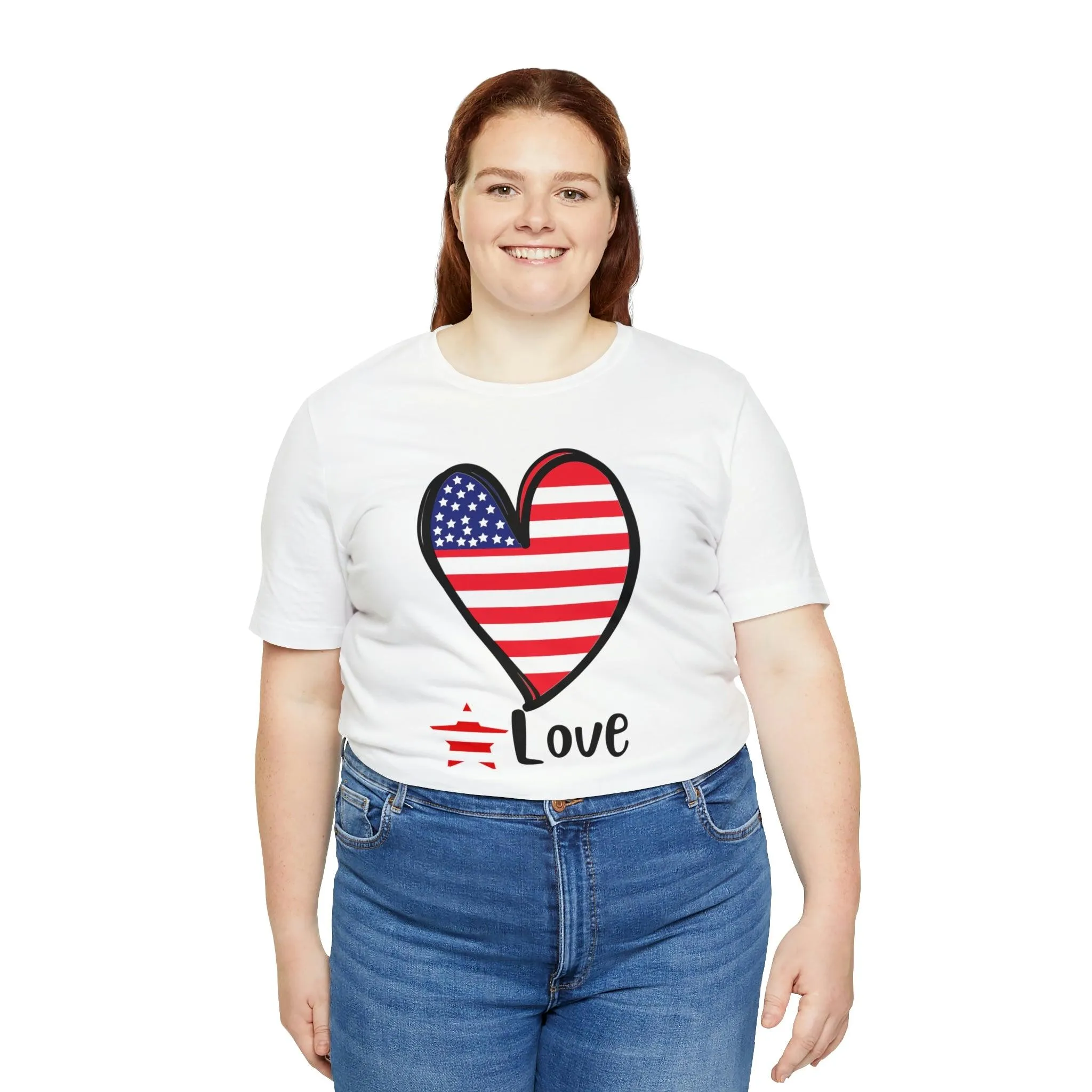 Memorial Day shirt, Love flag shirt, Independence Day, 4th of July shirt